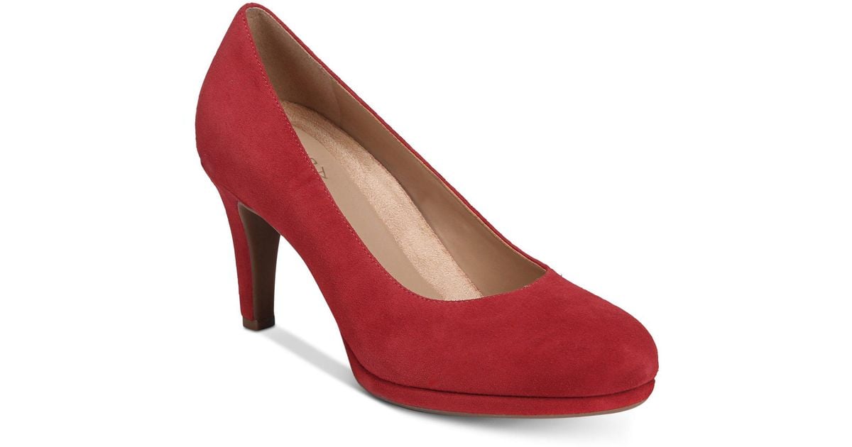 naturalizer michelle pumps red