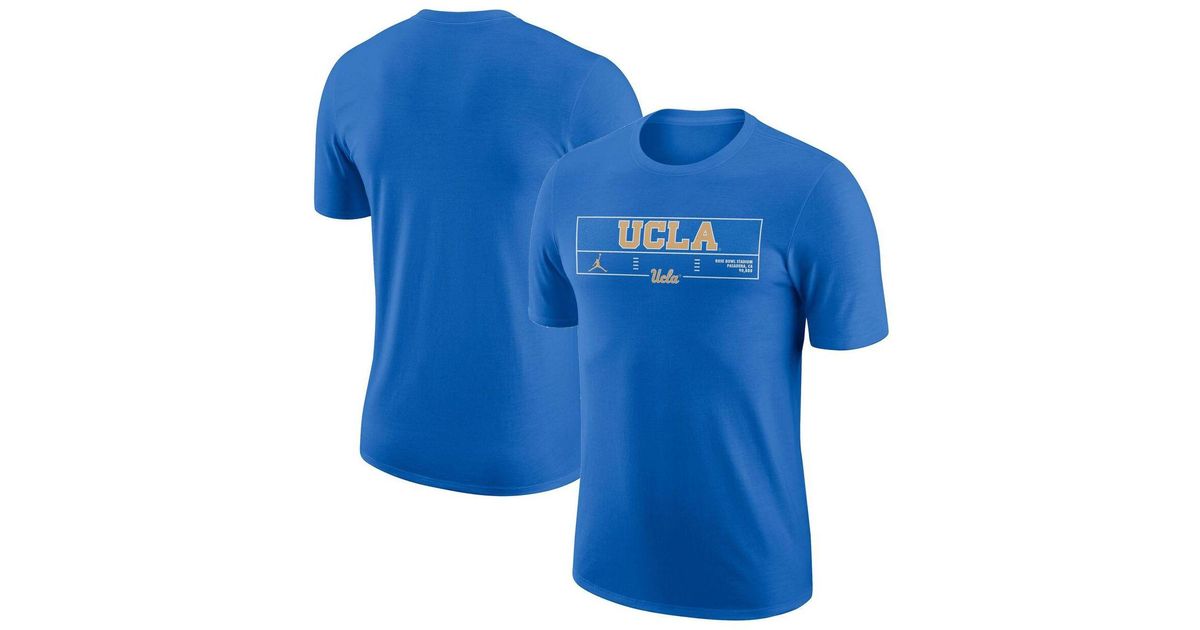 Nike Brand Blue Ucla Bruins Wordmark Stadium T-shirt for Men | Lyst