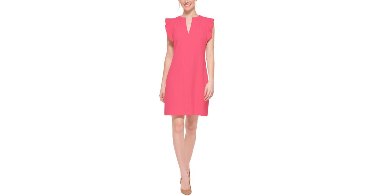 Vince camuto scuba crepe dress top