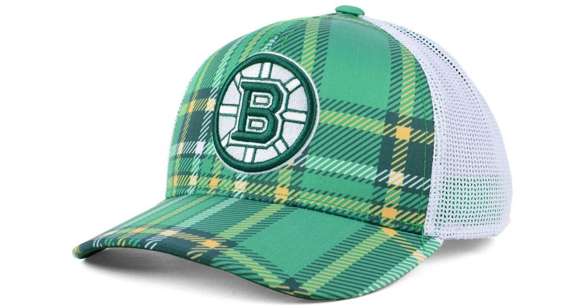 green bruins hat
