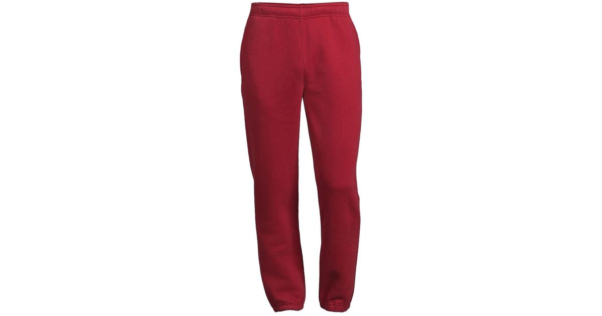 Lands End Serious Sweats Sweatpants in Red for Men Lyst