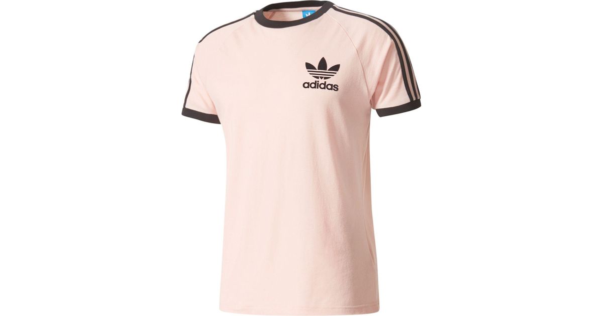 adidas originals california t shirt vapour pink
