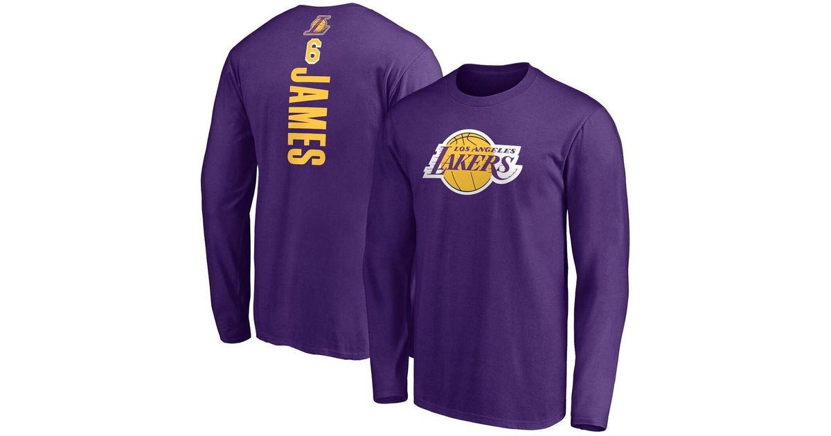 Lebron james lakers long sleeve shop shirt