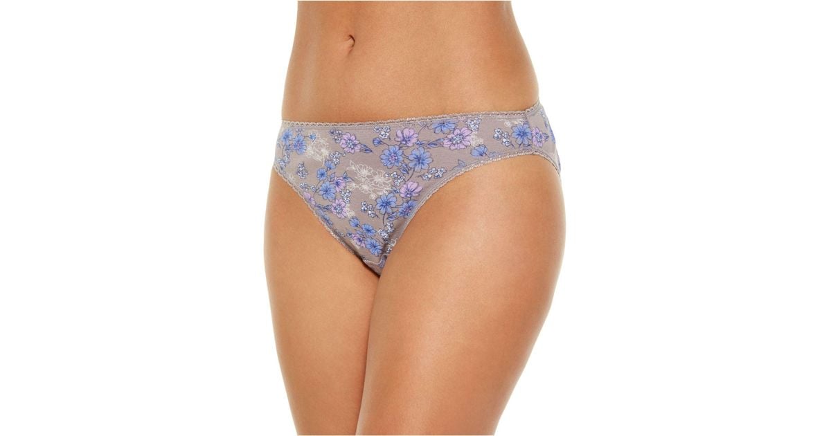 Charter Club Pretty Cotton Bikini Underwear, Created For Macy's Lyst