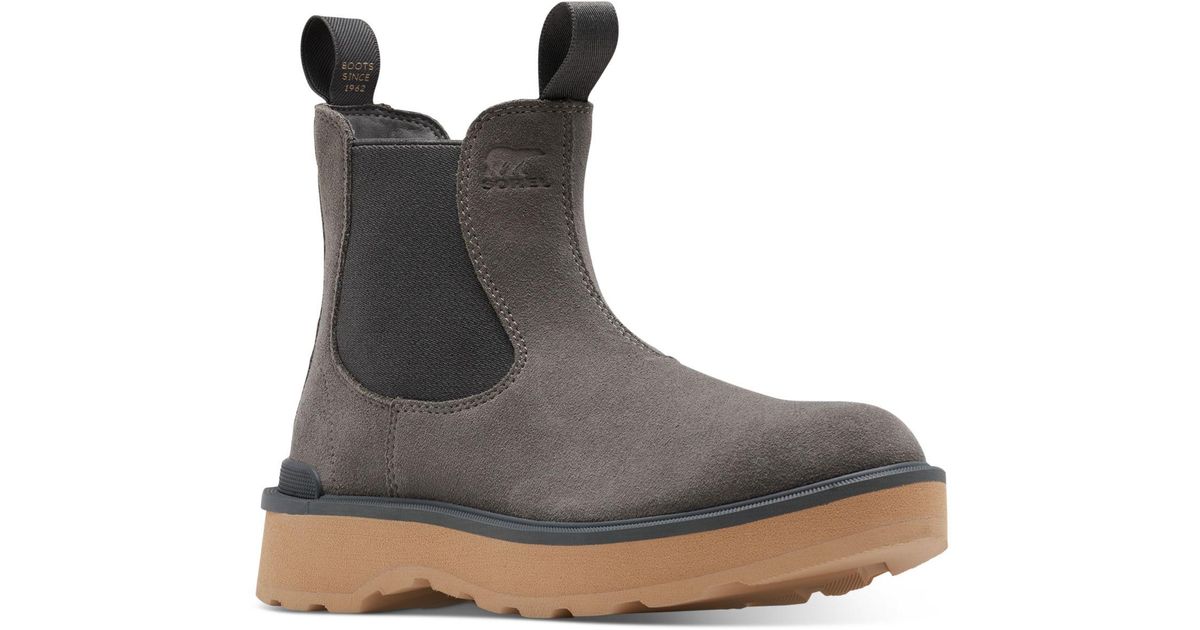 women's hi line chelsea lug sole booties
