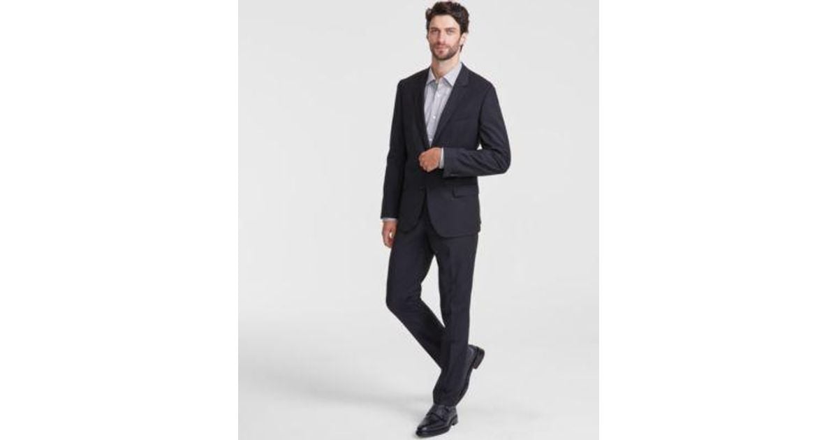 Superflex Man BOSS Hugo By Slim Fit Superflex Stretch Solid Suit Separates in Blue ...