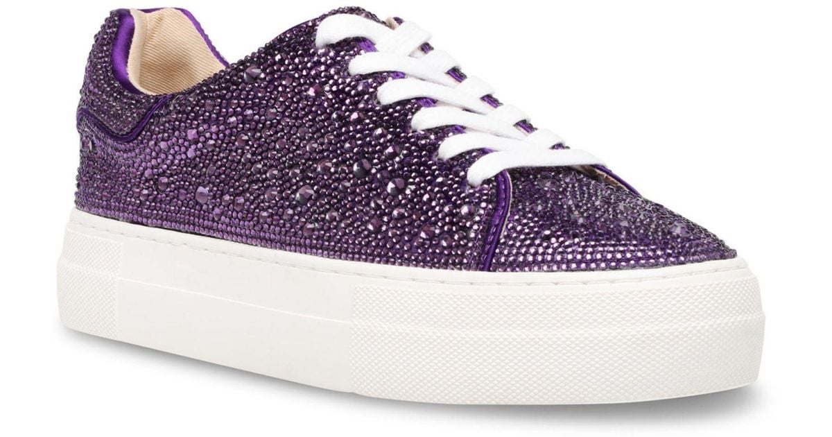 Betsey Johnson Sidny Sneaker in Purple - Lyst