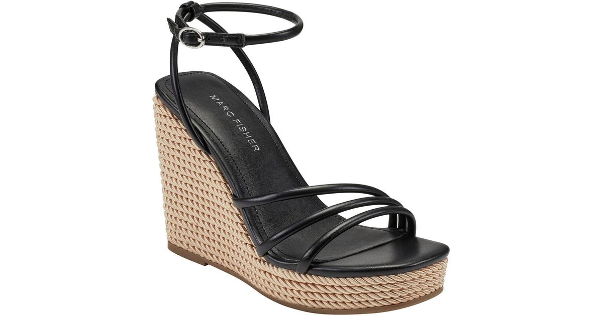 Marc Fisher Zeki Wedge Sandal - Save 54% | Lyst