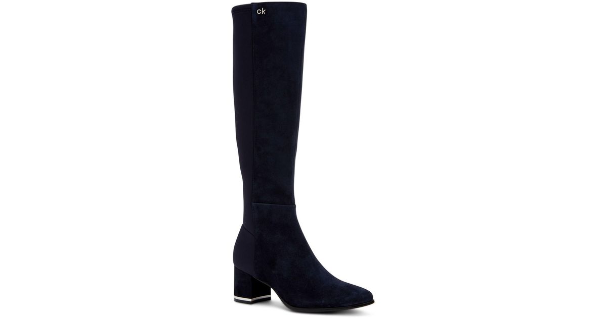 calvin klein freeda tall boots