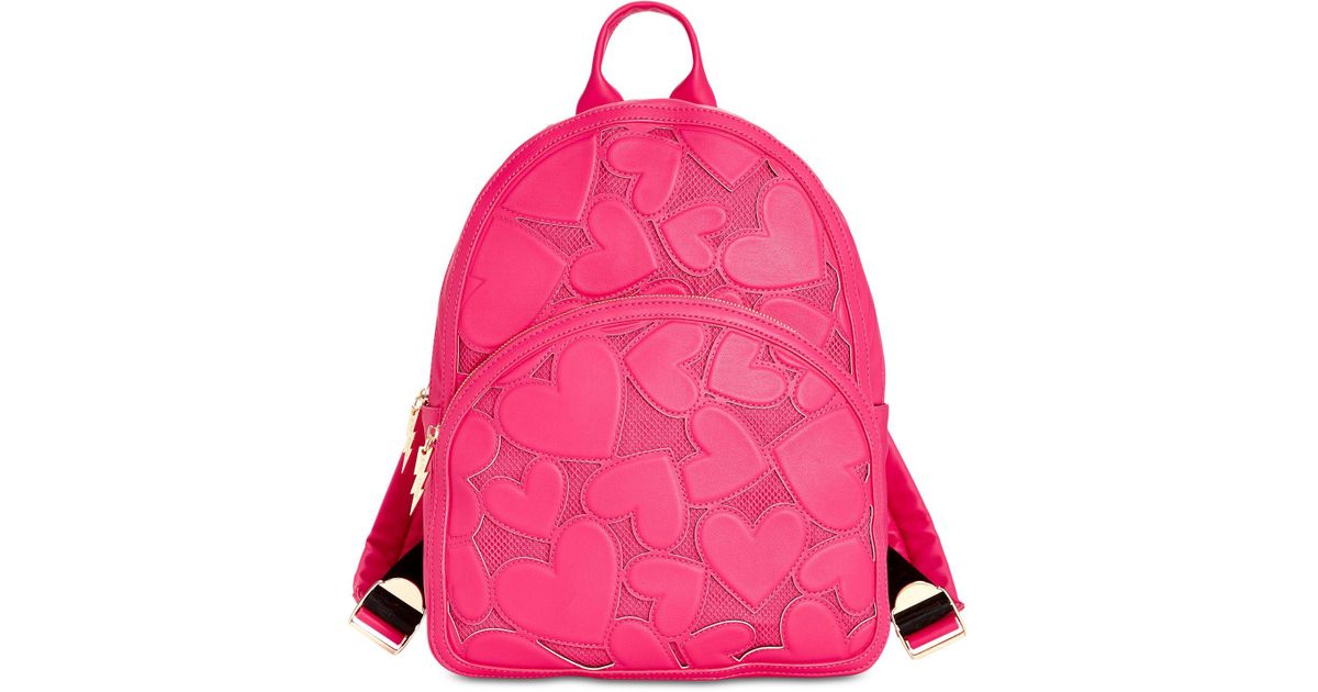 pink betsey johnson backpack