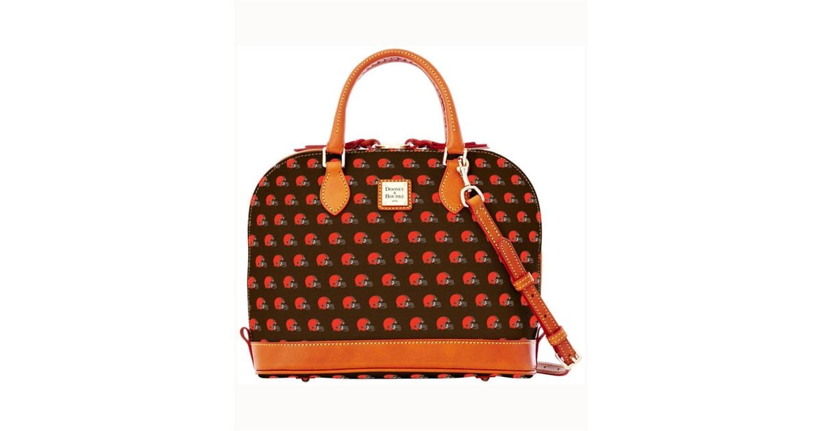 Cleveland Browns Small Zip Crossbody - Dooney & Bourke - Everything Buckeyes