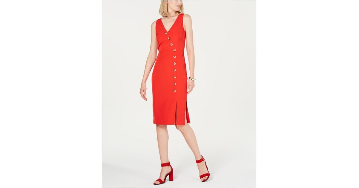 vince camuto red dress