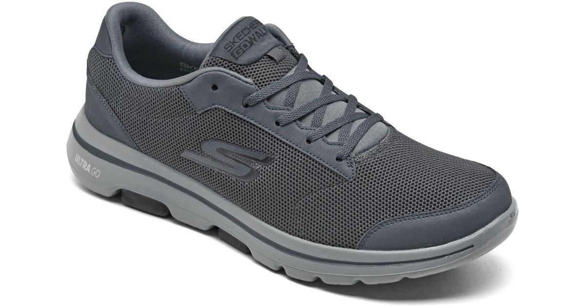 Skechers Synthetic Gowalk 5 - Demitasse Walking Sneakers From Finish ...