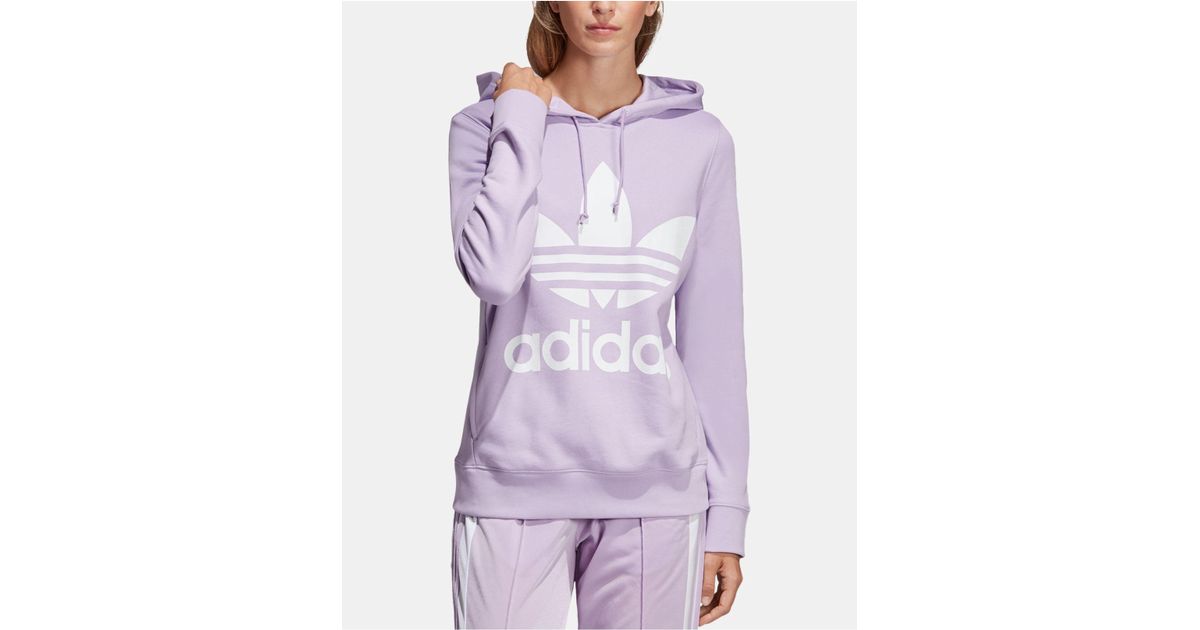 adidas originals adicolor cotton trefoil hoodie