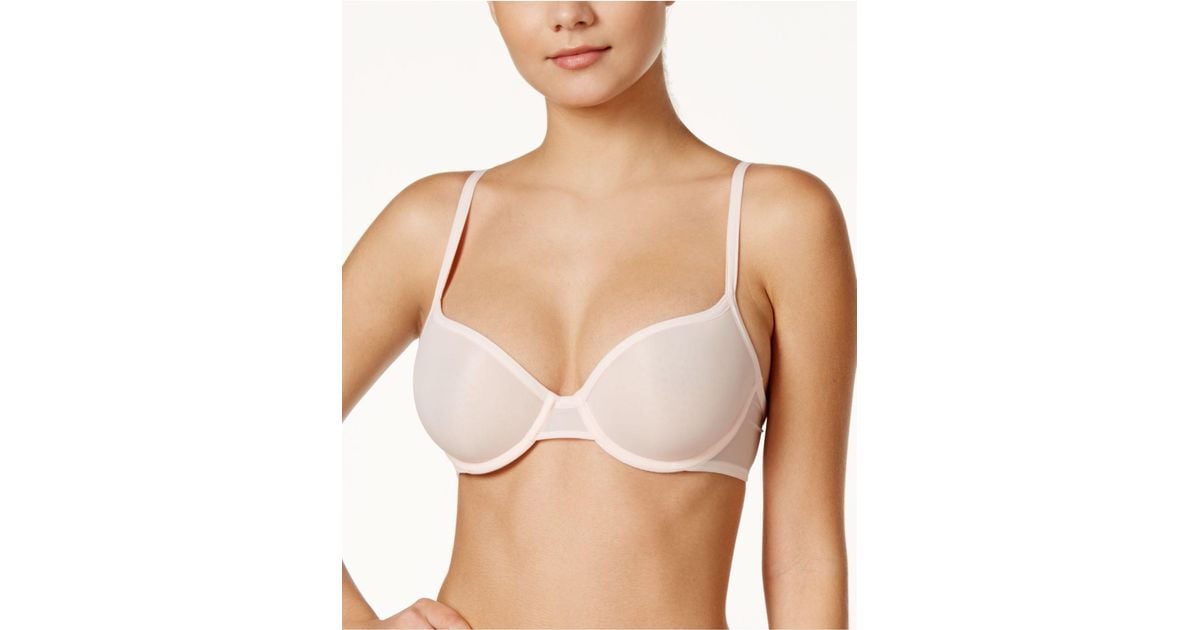 Women's Sheer Marquisette Lightly Lined Demi Bra Classic French