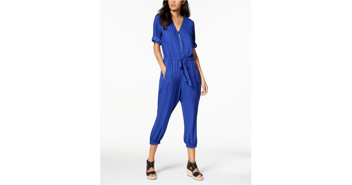 dkny blue jumpsuit
