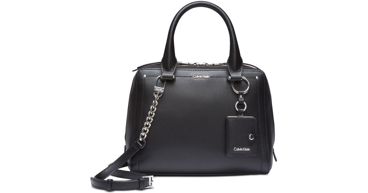 calvin klein boxy small satchel