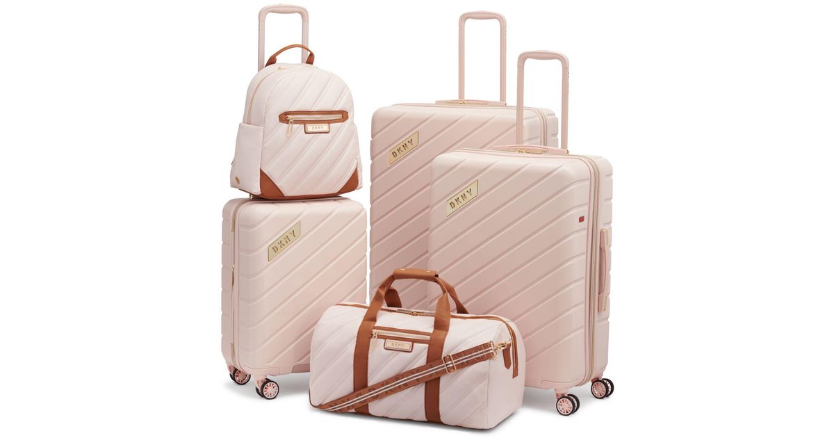 DKNY Bias Luggage Collection in Pink Lyst