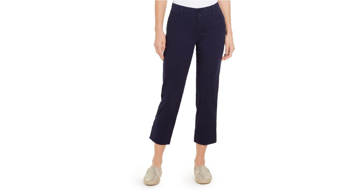 Button Cuff Capri