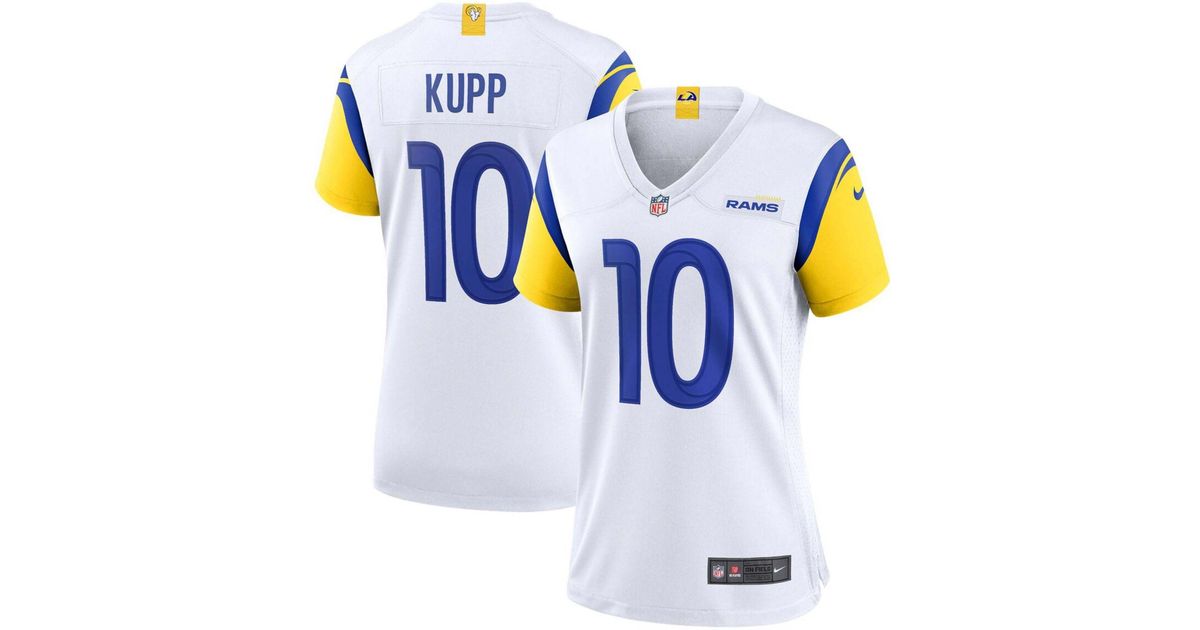 Nike Satin Cooper Kupp White Los Angeles Rams Alternate Game Jersey Lyst