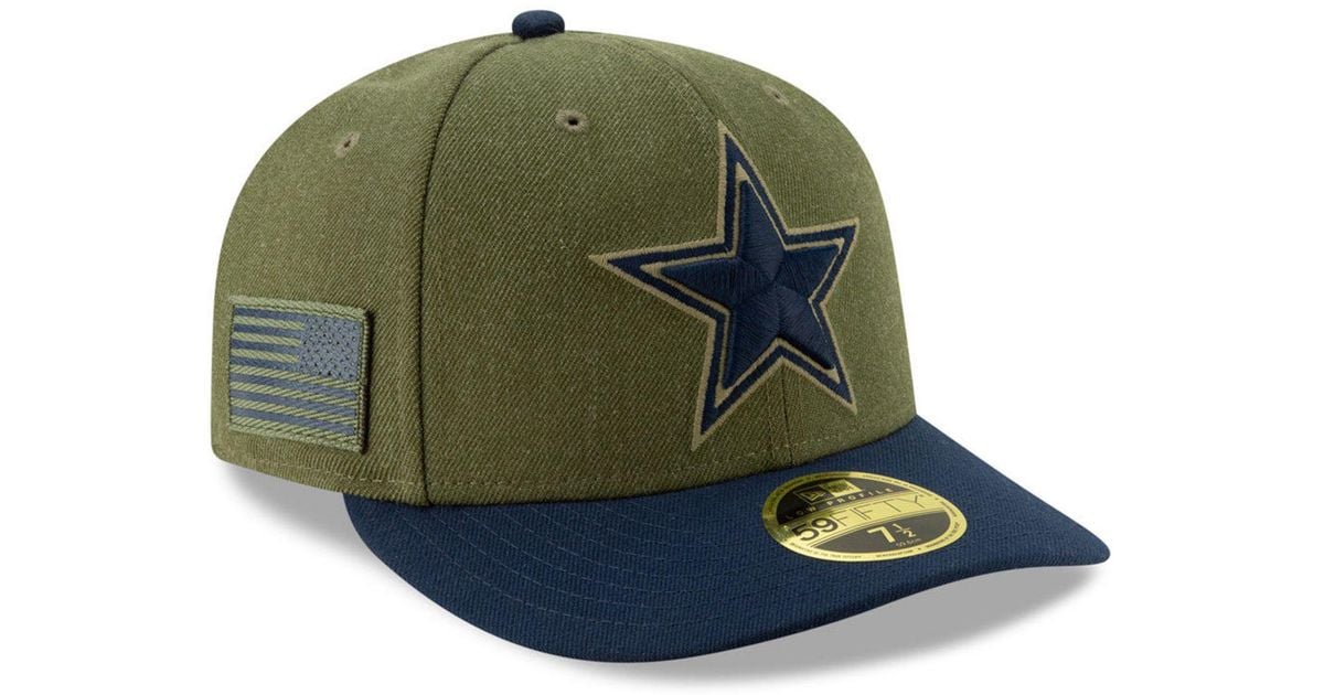 dallas cowboys salute to service cap