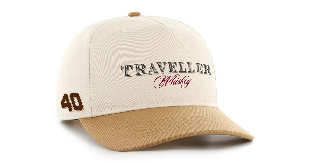 47 Cream/tan Justin Allgaier Traveller Whiskey Triple Hit Hitch