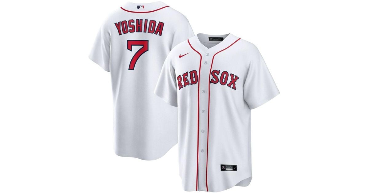 Nike Masataka Yoshida White Boston Red Sox Home Official Replica Player
