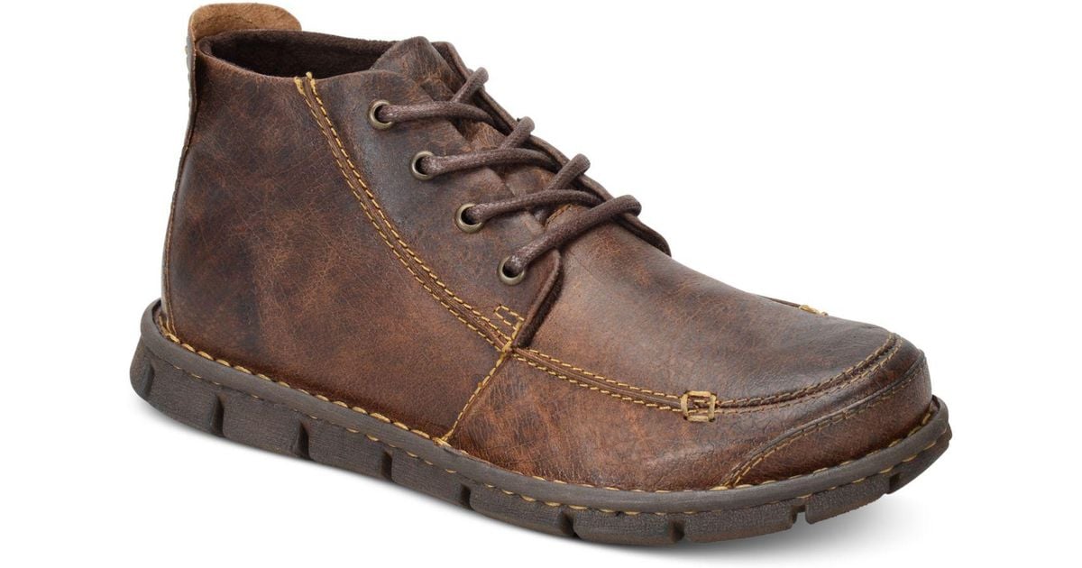 Born Men's Neuman Moc-toe Chukka Boots in Brown for Men | Lyst