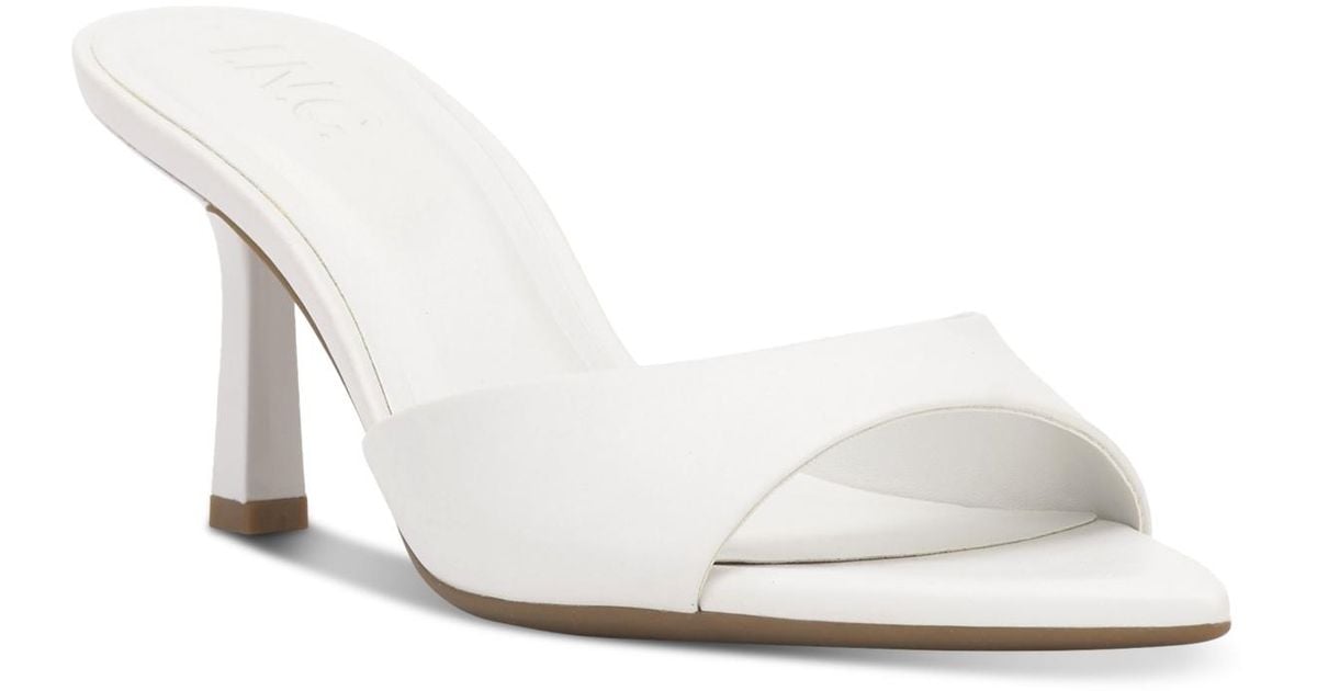 white dress sandals White Satin Flat Sandal with Pearls, Bridal Sandals, Wedding Sandals main image 1