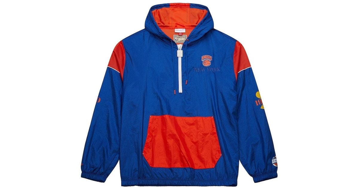 Mitchell & Ness Men's Team Og 2.0 Anorak Windbreaker Knicks Windbreakers