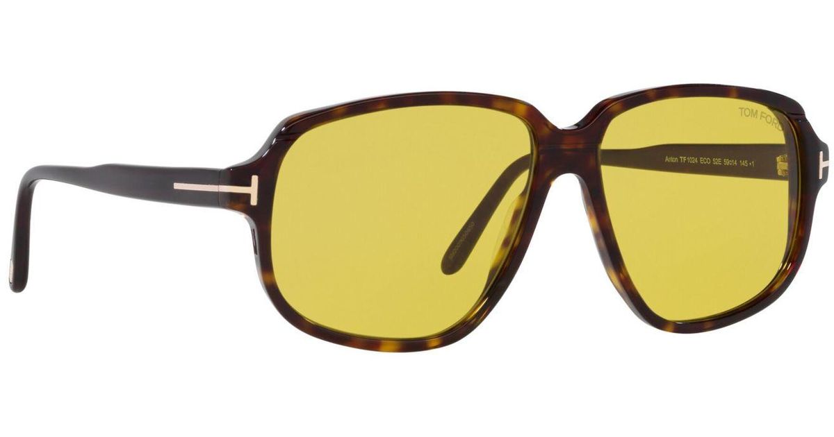 Tom Ford Sunglasses, Anton in Yellow for Men Lyst