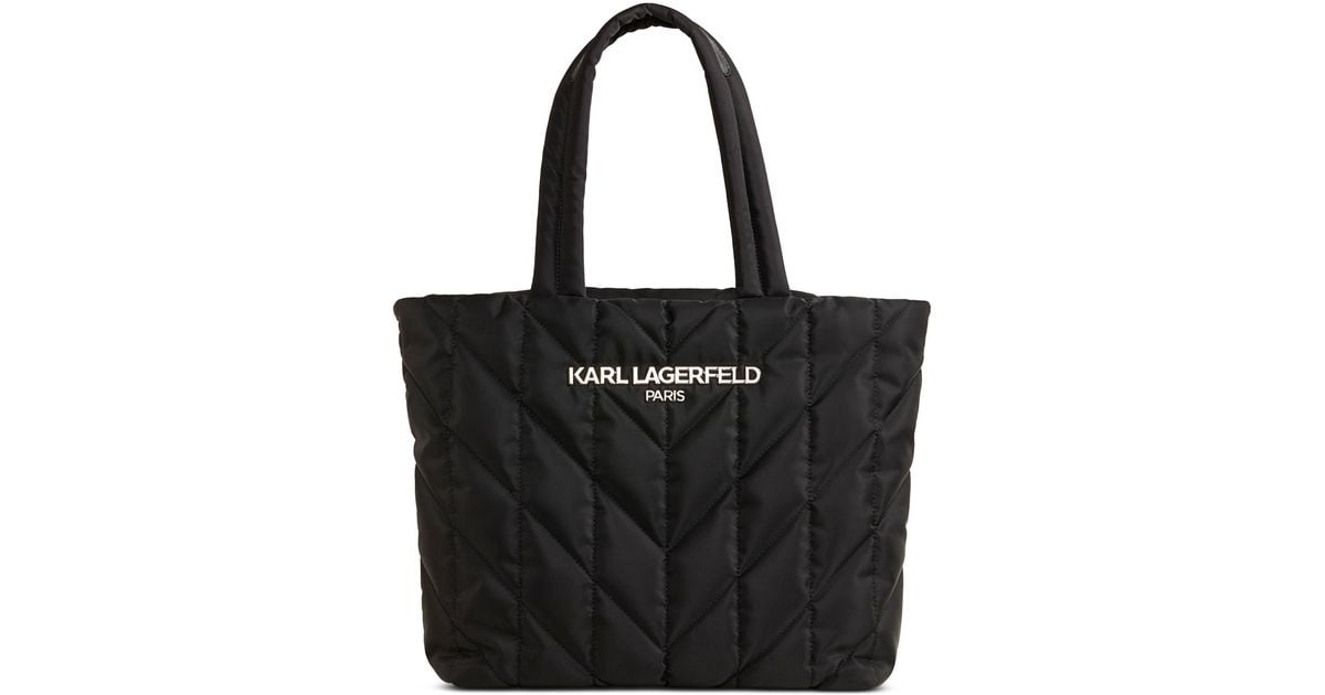 Karl Lagerfeld Jeans, Dames, Essentiële Nylon Schoudertas,Roze, One size