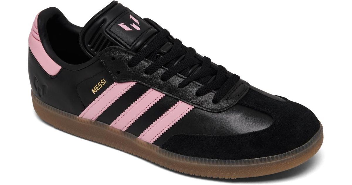 adidas Originals Samba Messi Casual Sneakers From Finish Line in Black