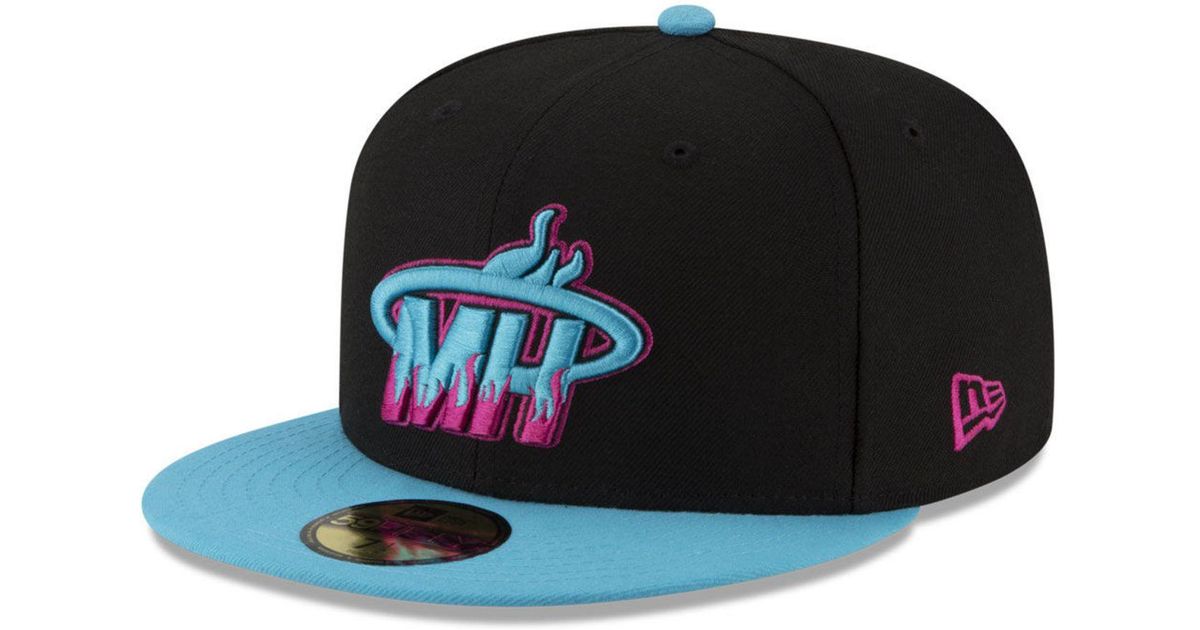 KTZ Miami Heat Dark City Combo 59fifty Fitted Cap for Men | Lyst