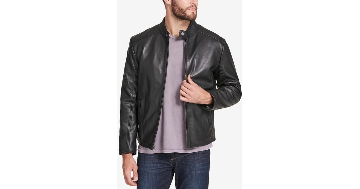 Marc new york clearance men s leather moto jacket