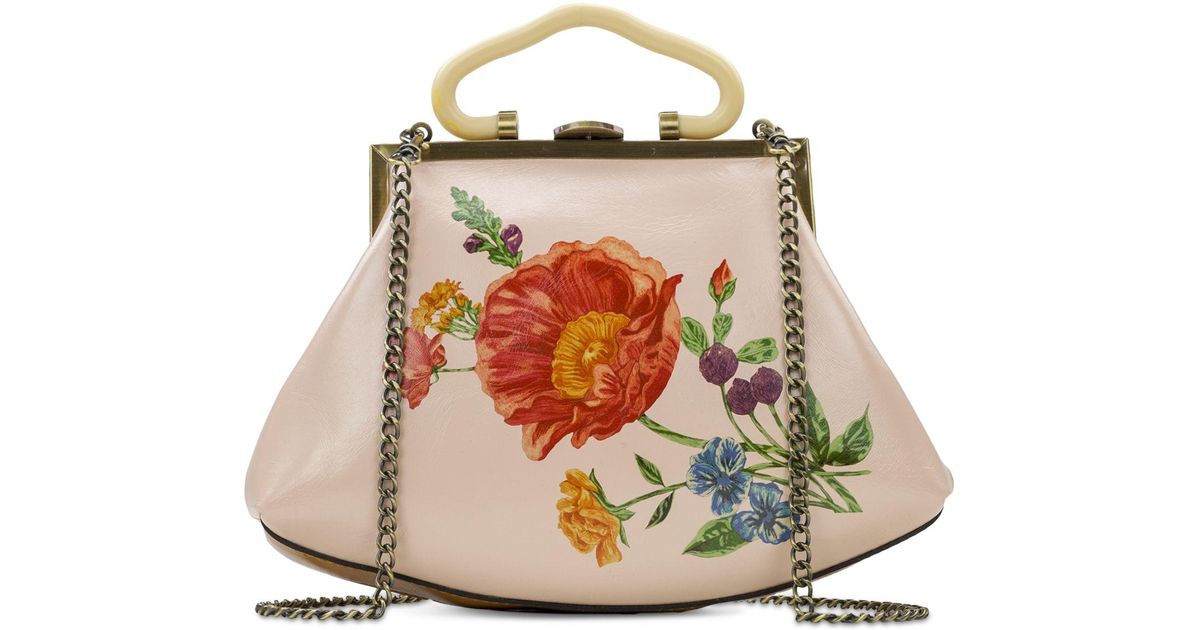 Patricia Nash Small Almarza Leather Frame Bag Lyst