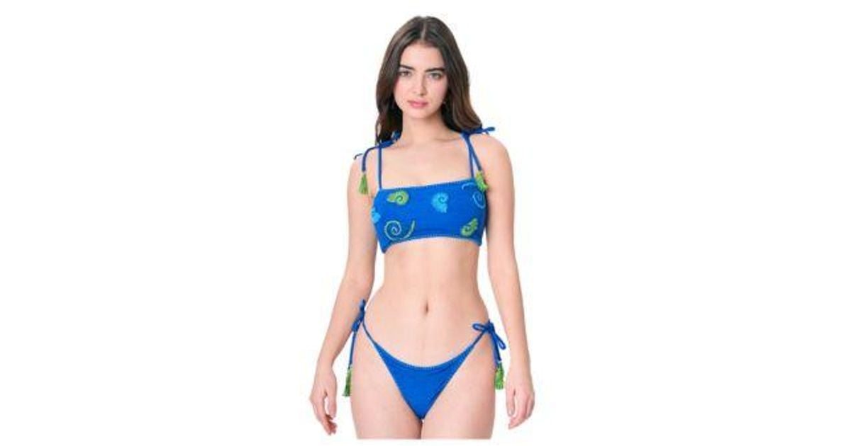 Capittana Mafer Bikini In Blue Lyst 