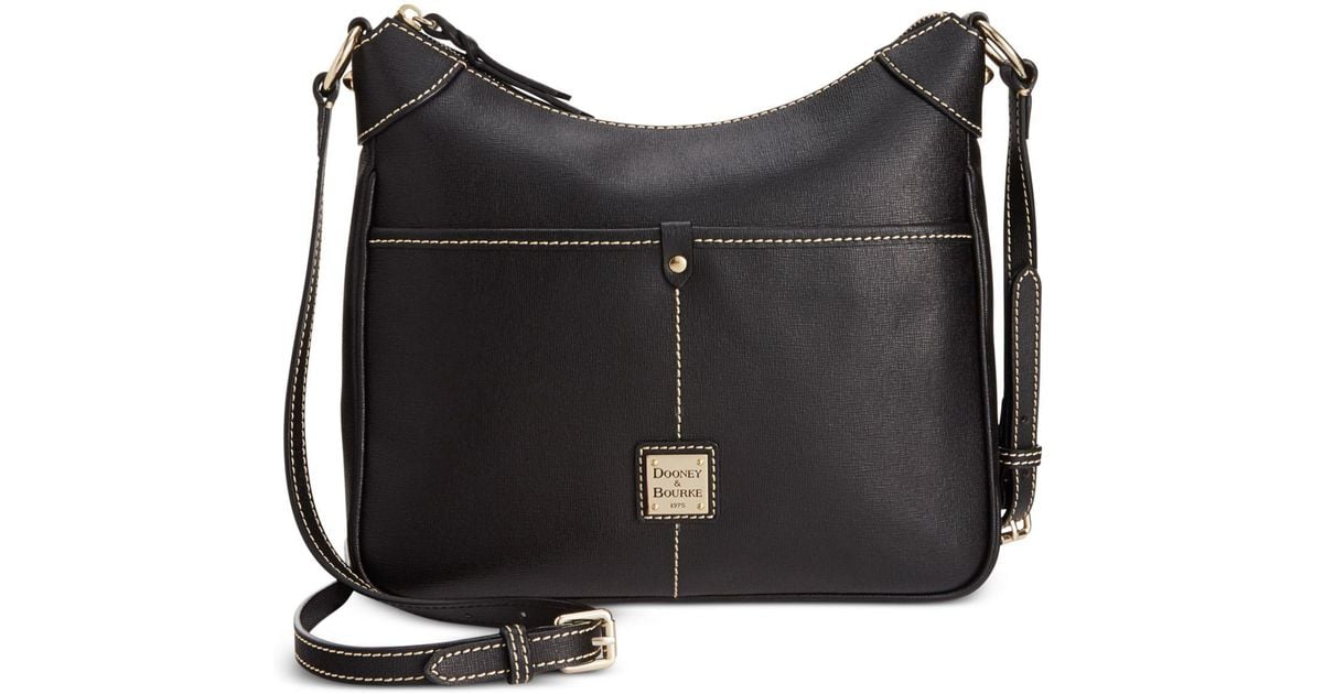 Dooney & Bourke Saffiano Double Zip Tassel Crossbody