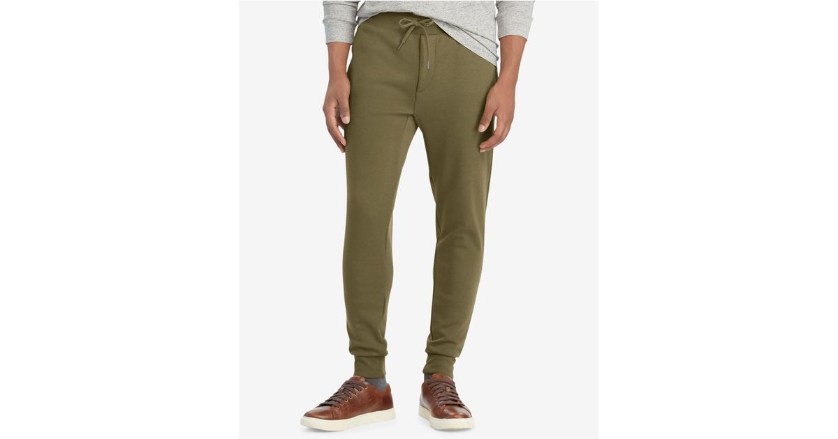 double knit jogger pants