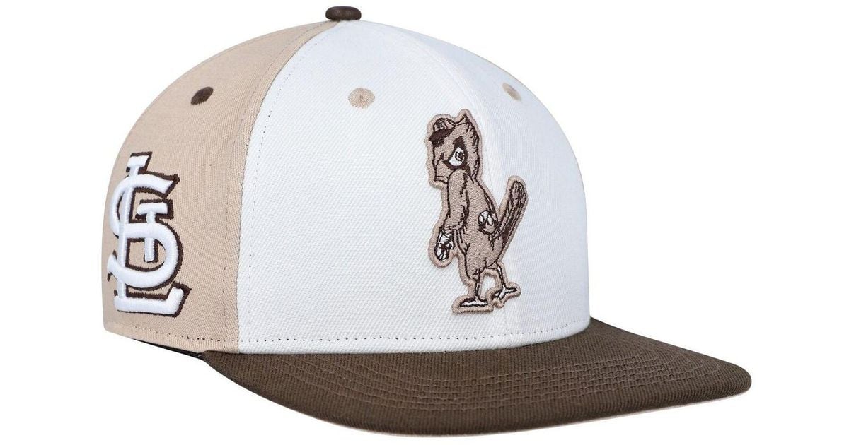 Pro Standard White, Brown St. Louis Cardinals Chocolate Ice Cream Drip