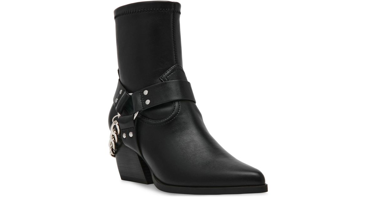 Dolce Vita Keeler Harness Moto Engineer Chain Heeled Boots in Black Lyst
