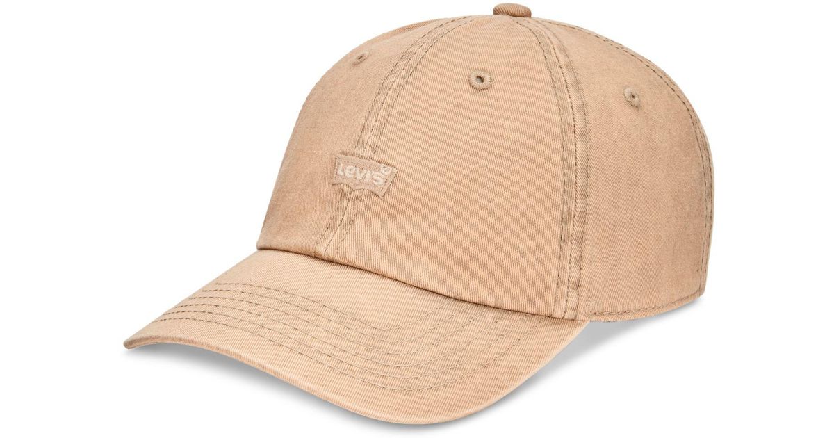 washed denim baseball cap