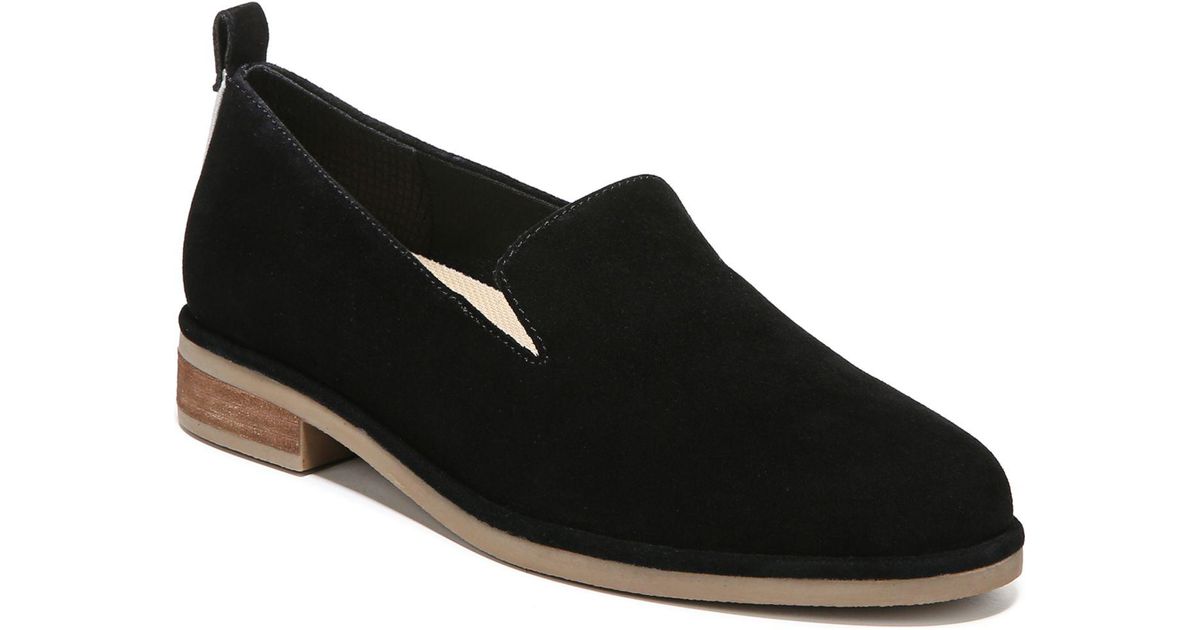 Dr. Scholls Suede Original Collection Avenue Lux Loafers in Black Suede