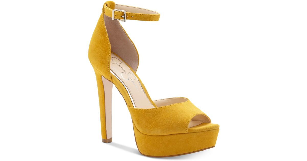 macys yellow heels