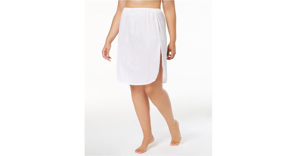 Vanity Fair Synthetic Plus Sizes "daywear Solutions" 360 Half Slip in