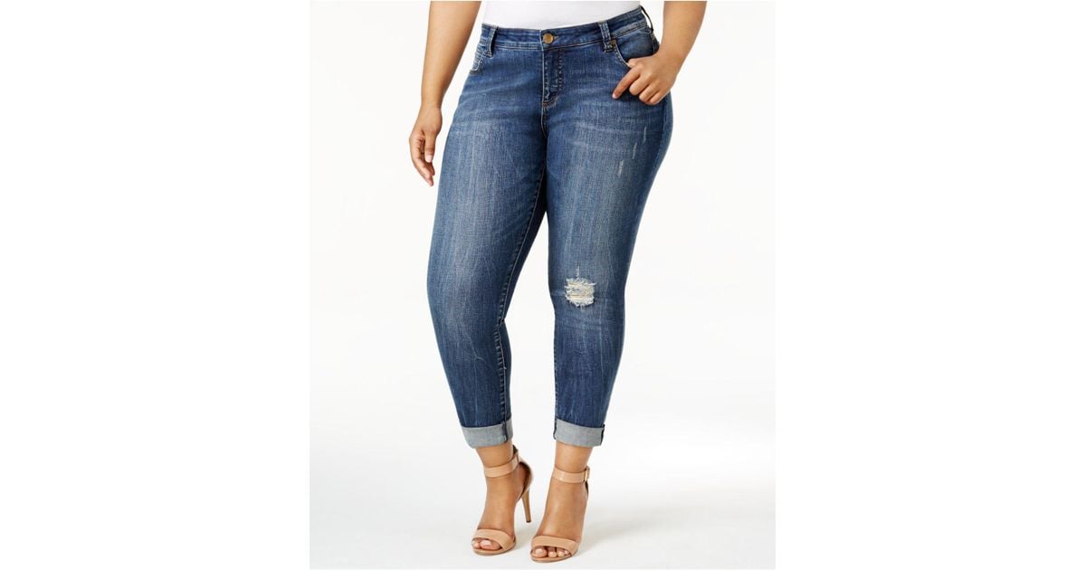 kut from the kloth catherine boyfriend jeans plus size
