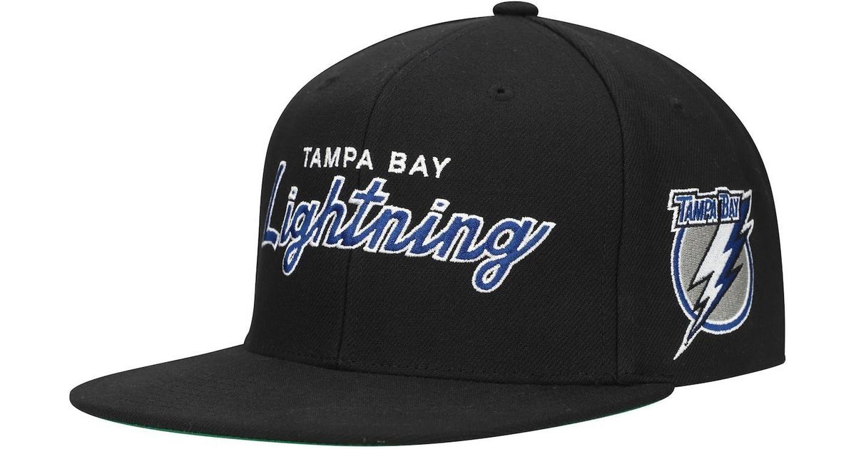 Mitchell & Ness Snapback Brooklyn Nets – Script Squadra 2.0 – Nero, Taglia Unica – Cappellino Ufficiale NBA - 3