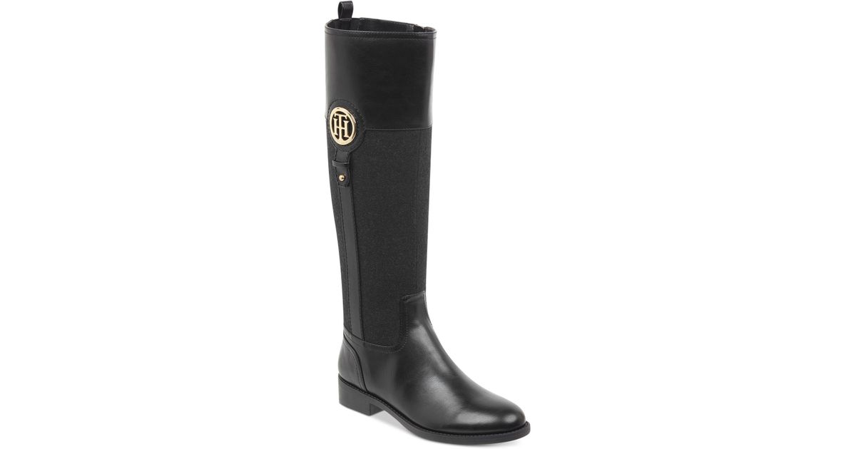 macy's tommy hilfiger riding boots