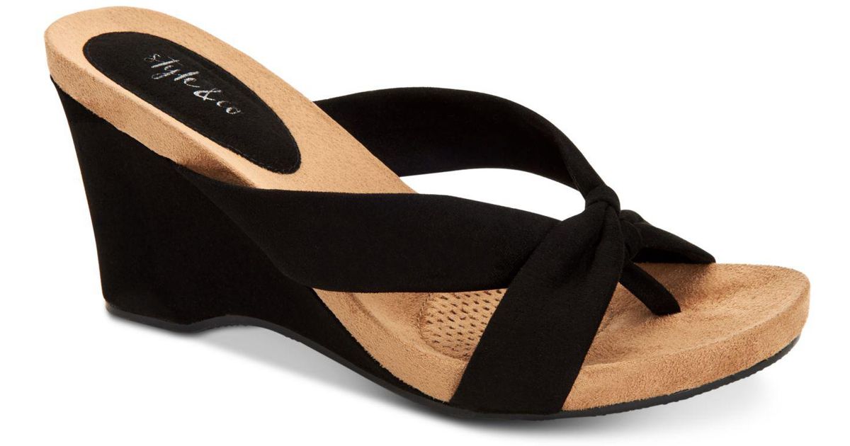 style&co wedge sandals