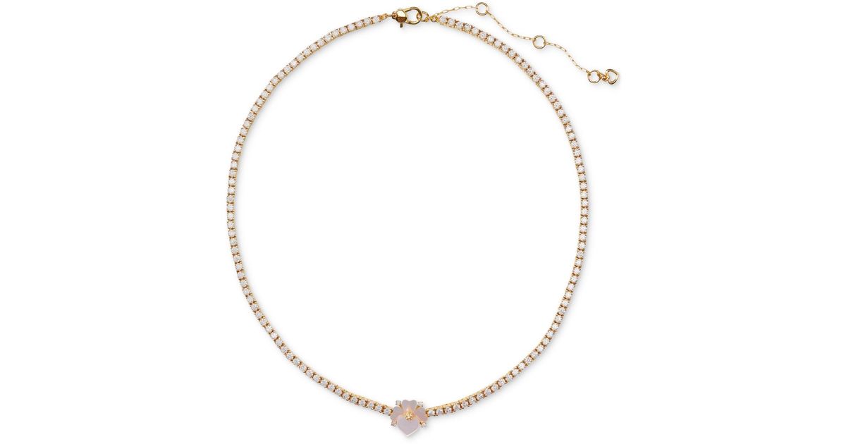 Queen Of The Court Tennis Racket Lariat Necklace | Kate Spade New York